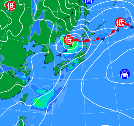 2018年7月の天気図 過去の天気図 お天気 Com