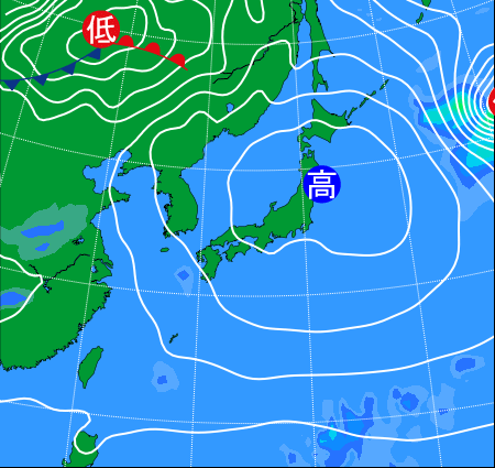 18年12月の天気図 過去の天気図 お天気 Com