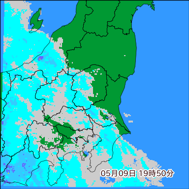 雨雲レーダー