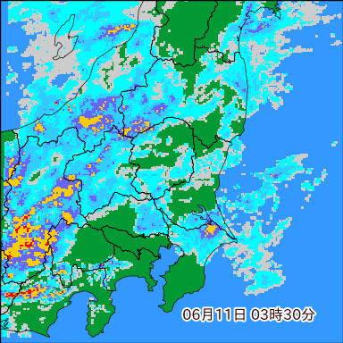 雨雲レーダー