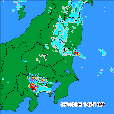 雨雲レーダー