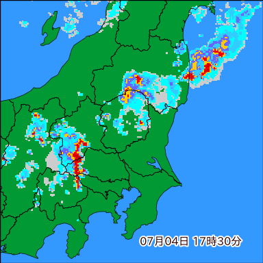 雨雲レーダー