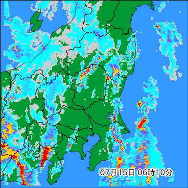 雨雲レーダー