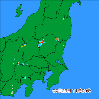 雨雲レーダー