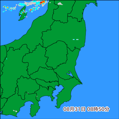 雨雲レーダー