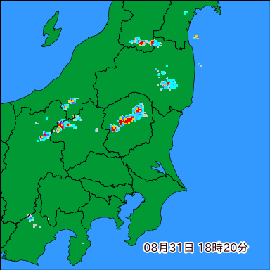 雨雲レーダー