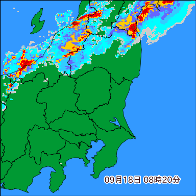 雨雲レーダー