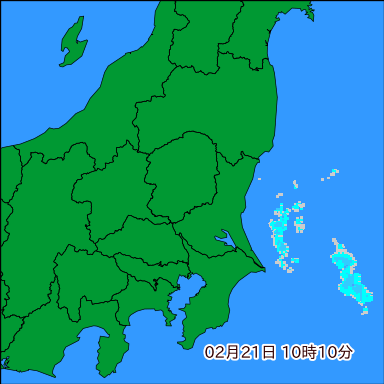 雨雲レーダー