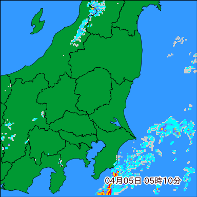 雨雲レーダー