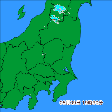 雨雲レーダー