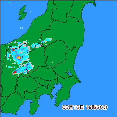 雨雲レーダー