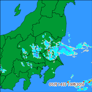 雨雲レーダー