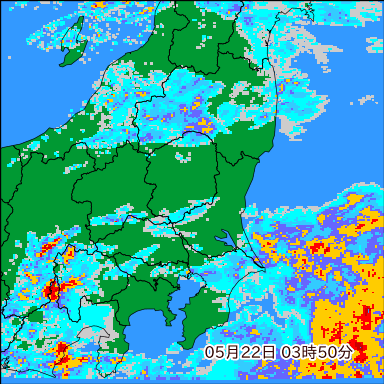 雨雲レーダー