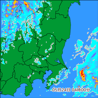 雨雲レーダー
