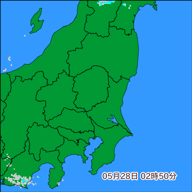 雨雲レーダー