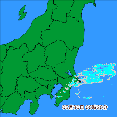 雨雲レーダー