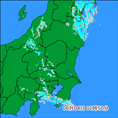 雨雲レーダー