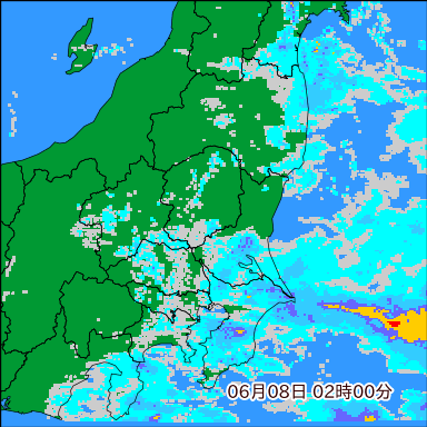 雨雲レーダー