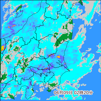 雨雲レーダー