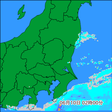 雨雲レーダー