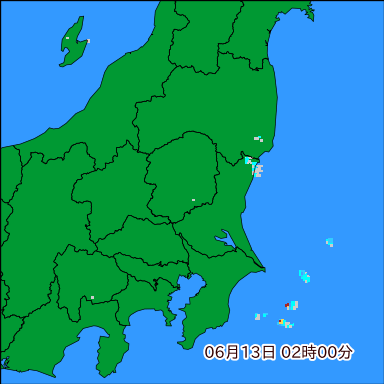 雨雲レーダー