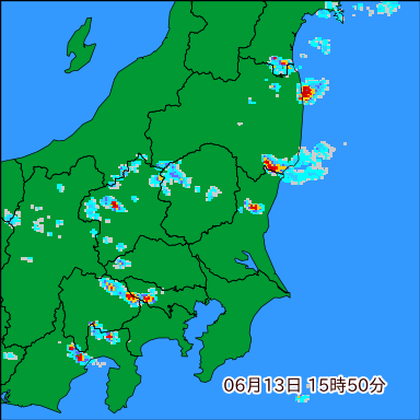 雨雲レーダー