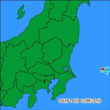 雨雲レーダー