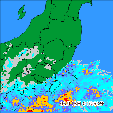 雨雲レーダー