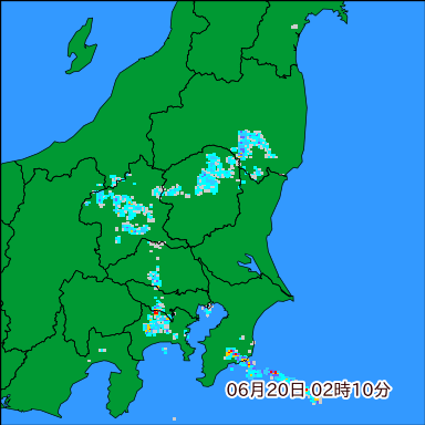 雨雲レーダー