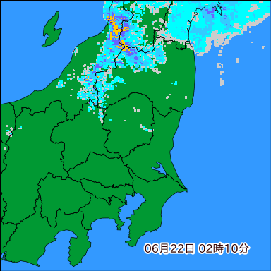 雨雲レーダー