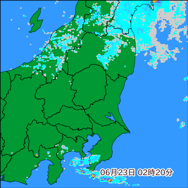 雨雲レーダー