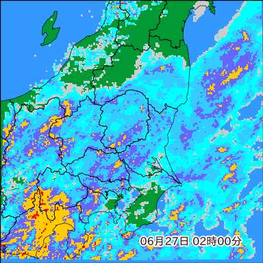 雨雲レーダー