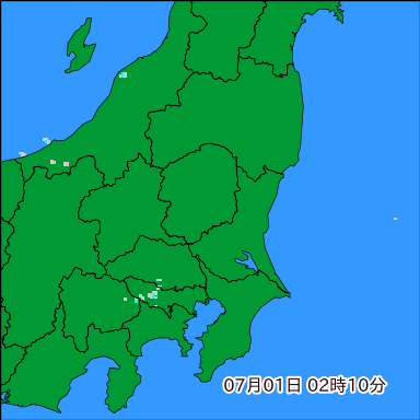 雨雲レーダー