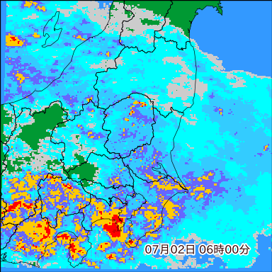 雨雲レーダー