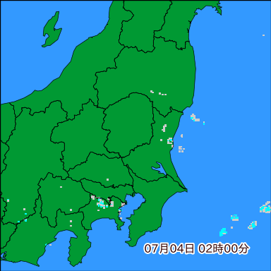 雨雲レーダー