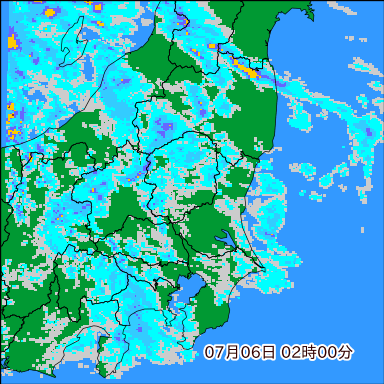 雨雲レーダー