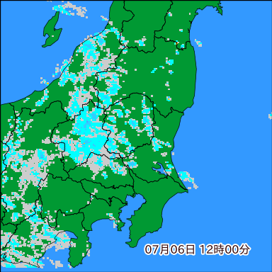 雨雲レーダー