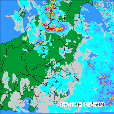 雨雲レーダー