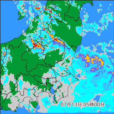 雨雲レーダー