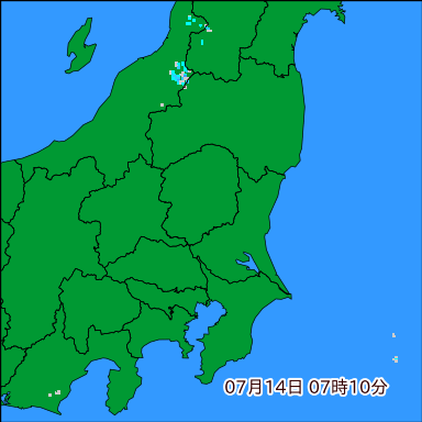 雨雲レーダー
