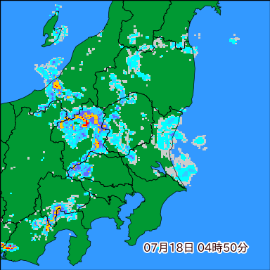 雨雲レーダー