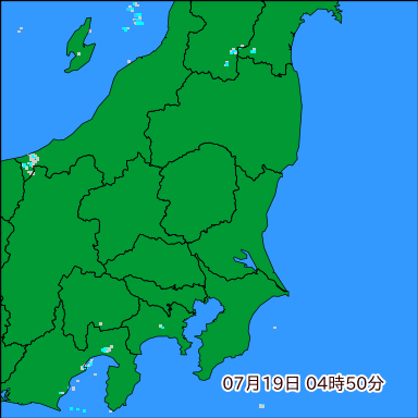 雨雲レーダー