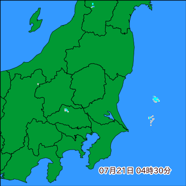 雨雲レーダー