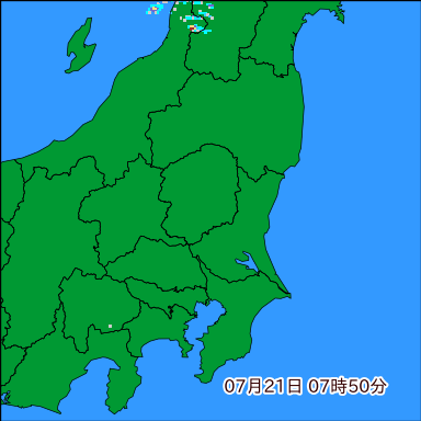 雨雲レーダー
