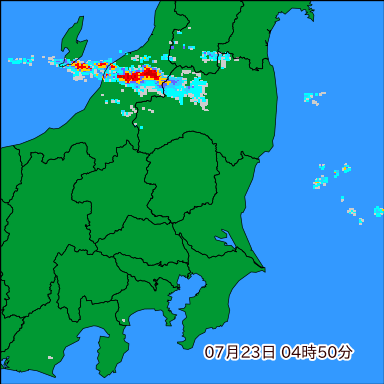雨雲レーダー
