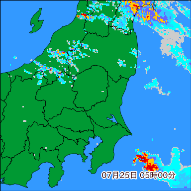 雨雲レーダー