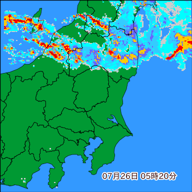 雨雲レーダー