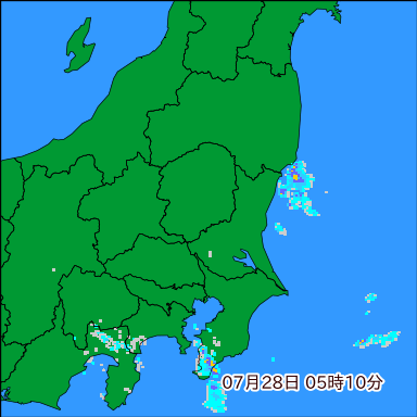 雨雲レーダー