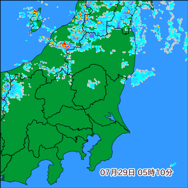雨雲レーダー