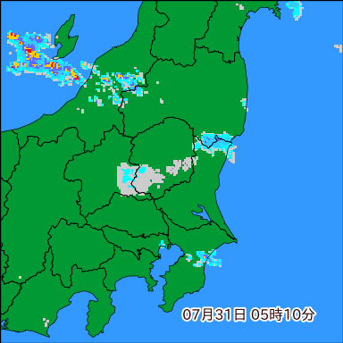 雨雲レーダー